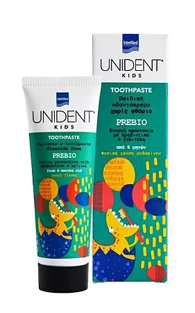 Intermed Οδοντόκρεμα Unident 50ml με Γεύση Ροδάκινο για 6m+